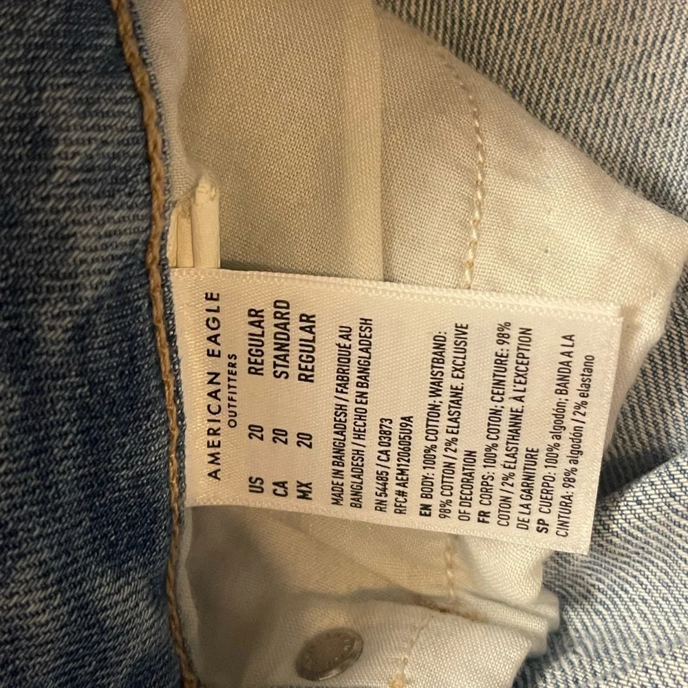 NWOTS American Eagle size 20 next level stretch high waisted mom jeans - Picture 3 of 4
